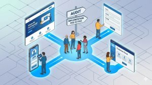 Reprezentare schematică abstractă a auditului de accesibilitate