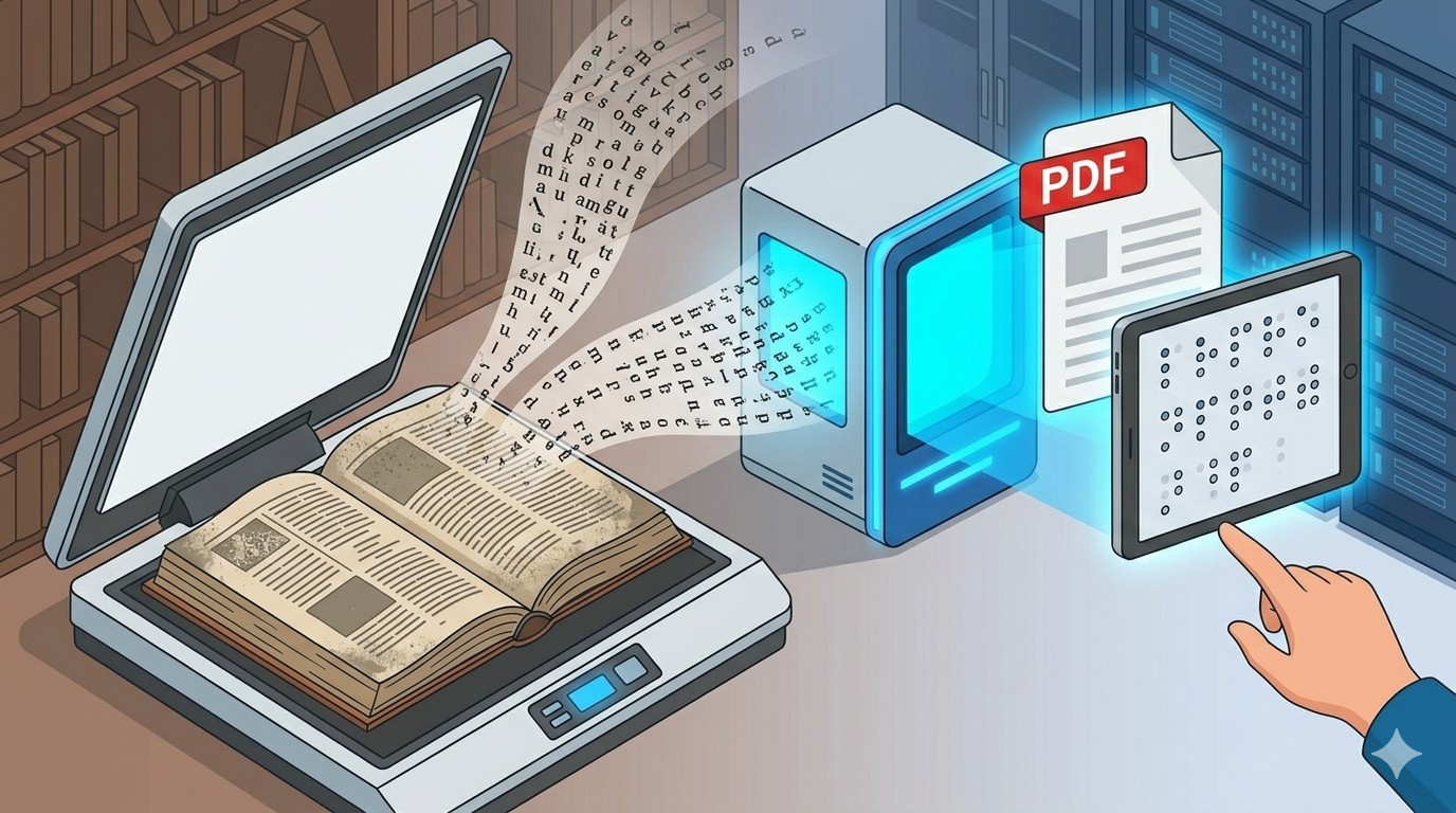 Schema accesibilizării documentelor pdf în braille